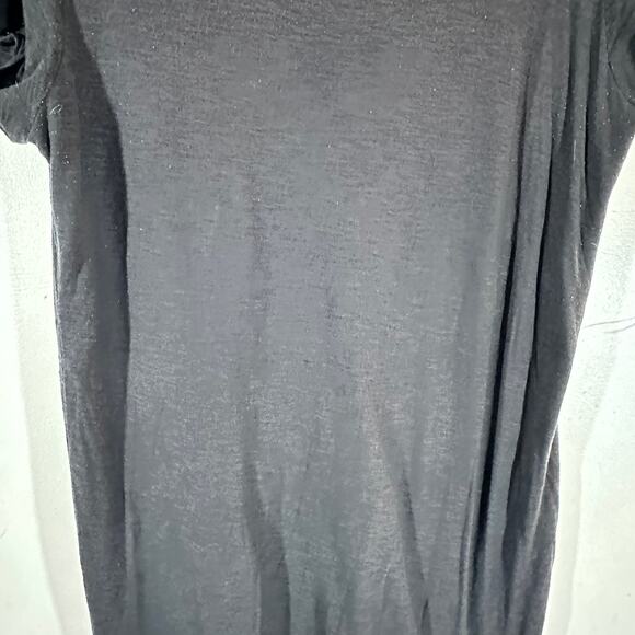 Standard‎ James Perse Womens T-Shirt Sheath Dress 3 Large Black Cotton Blend - Picture 3 of 9